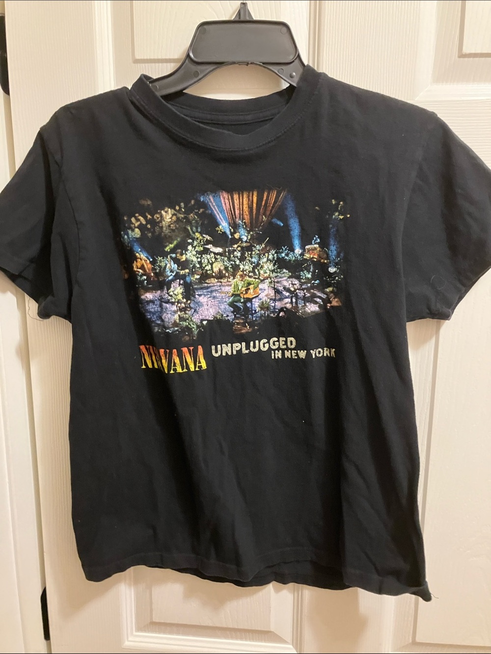 NIRVANA Black Kids' 'Unplugged in New York' Stage Graphic Tee